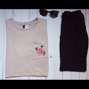 H&M Pale Pink Shirt Dress